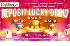 Deposit Lucky Draw Promotion | Win Up to  - 365cuci Malaysia